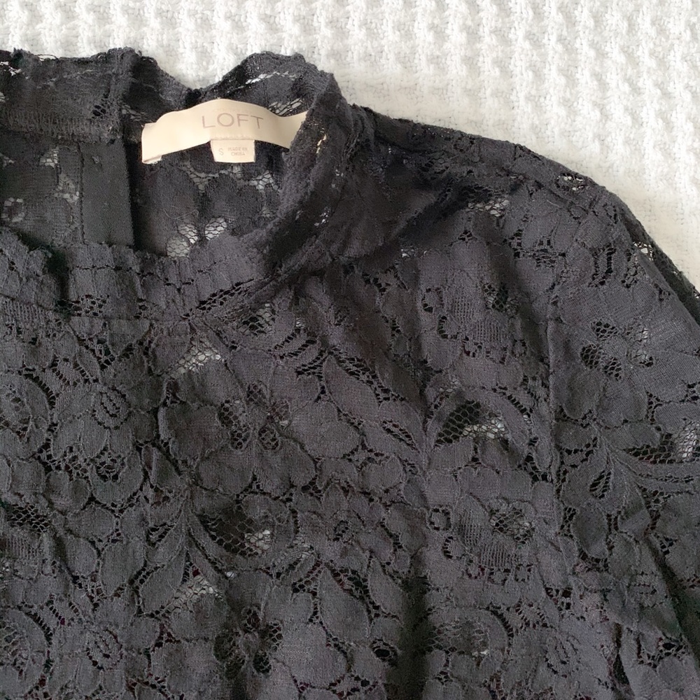 Sheer lace top
